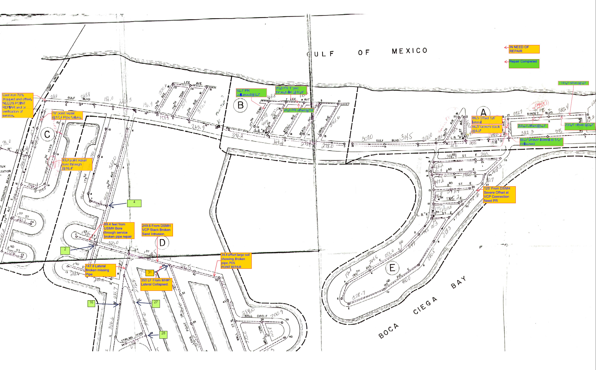 Redington-Point-Repair-Map-As-OF-6-27-22