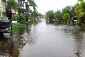 flooded street