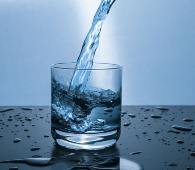drinking water